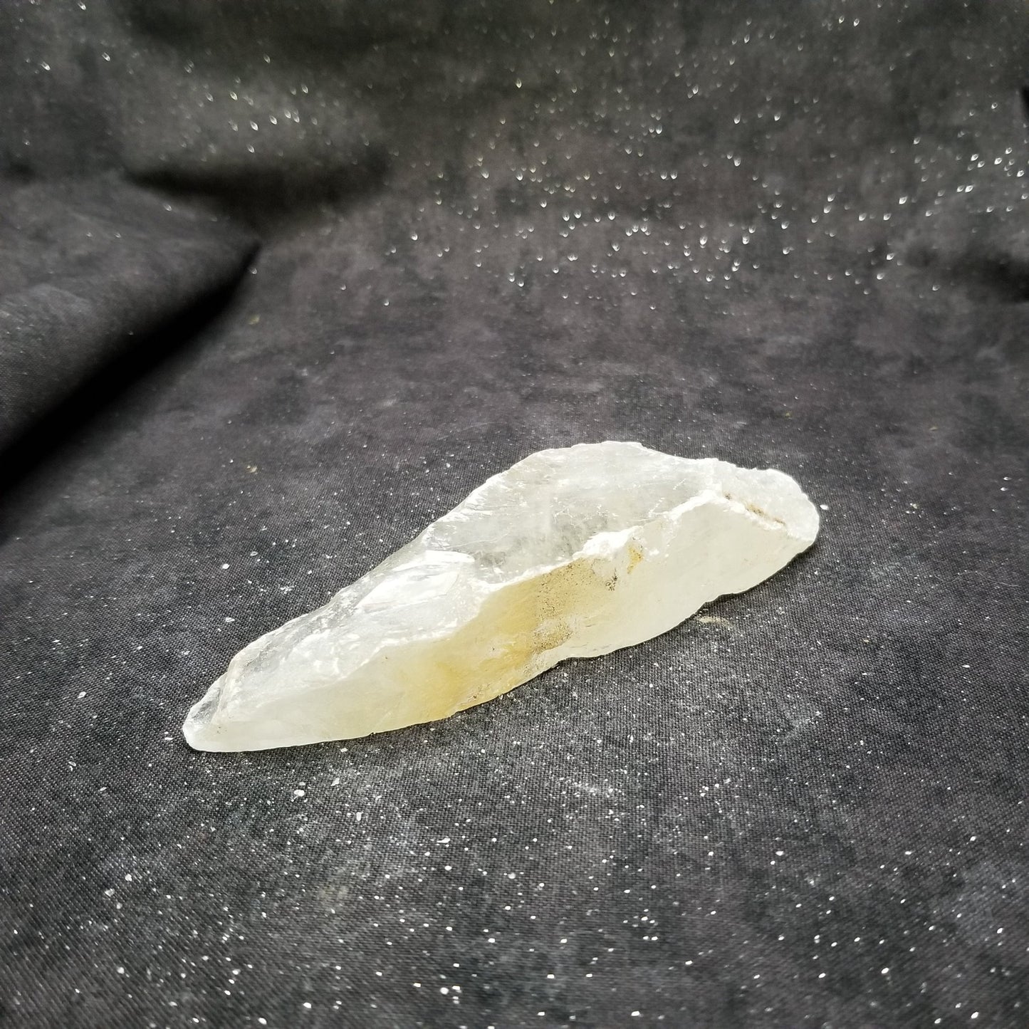 Golden Phantom Selenite Quartz Raw Rare Natural Crystal Stone Empowerment 115g (GPS5) Simply CBD LLC
