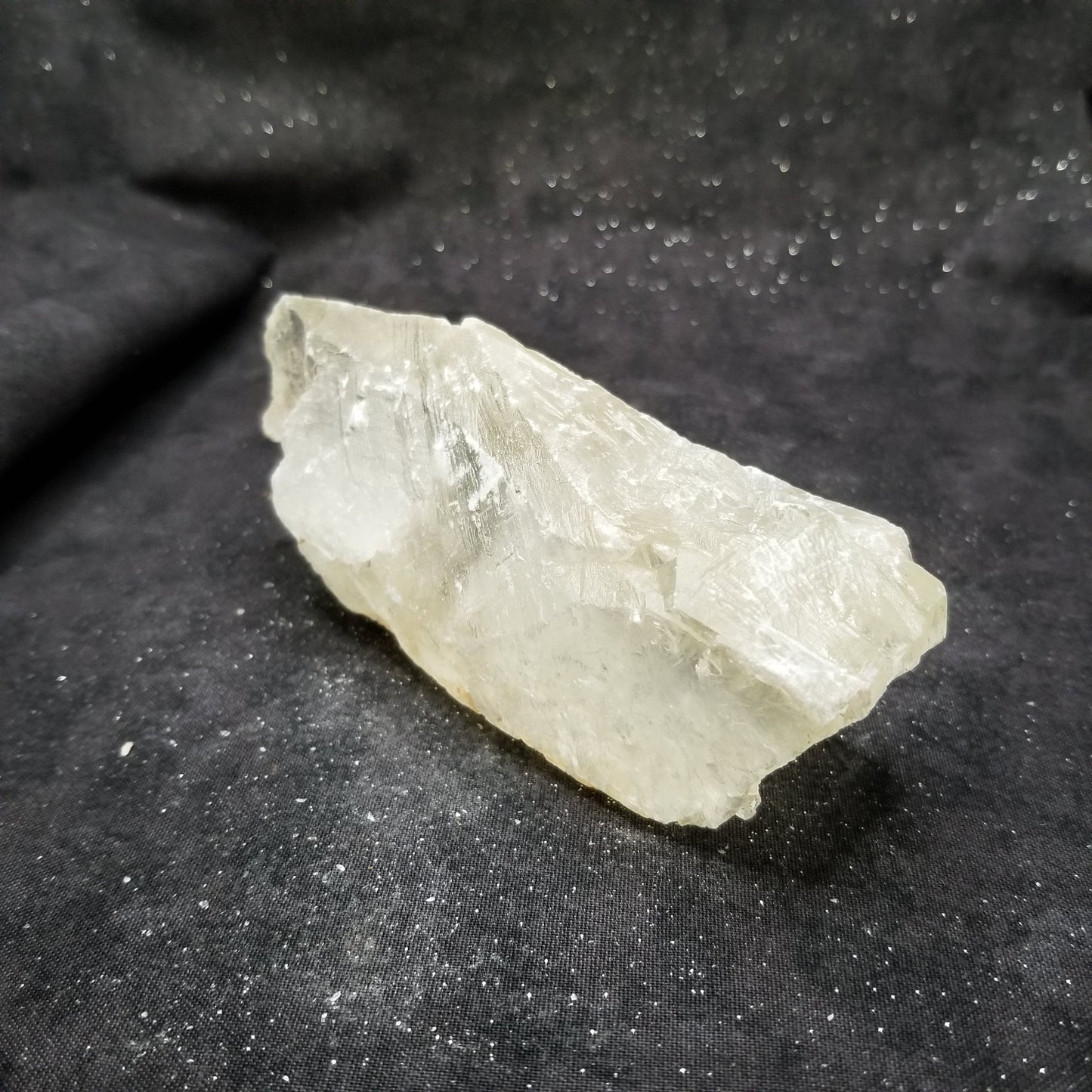 Golden Phantom Selenite Quartz Rare Raw Natural Crystal Stone Empowerment 215g (GPS7) Simply CBD LLC