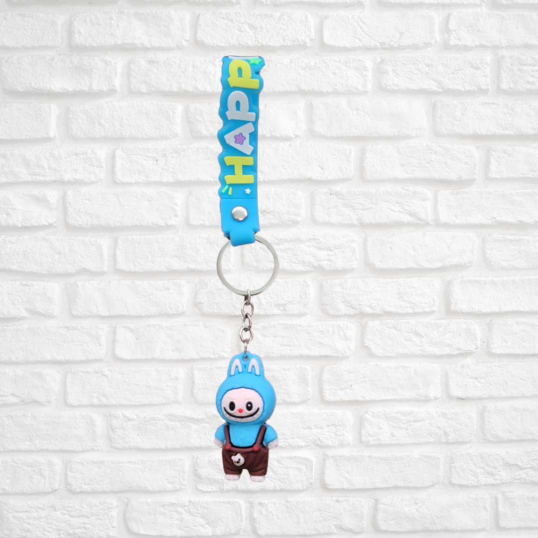 Labubu Keychain Pink - Brown- Blue