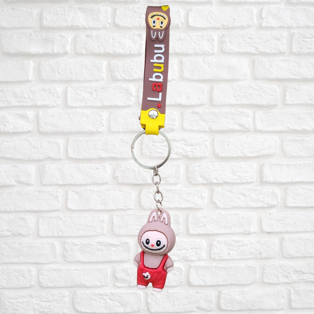 Labubu Keychain Pink - Brown- Blue