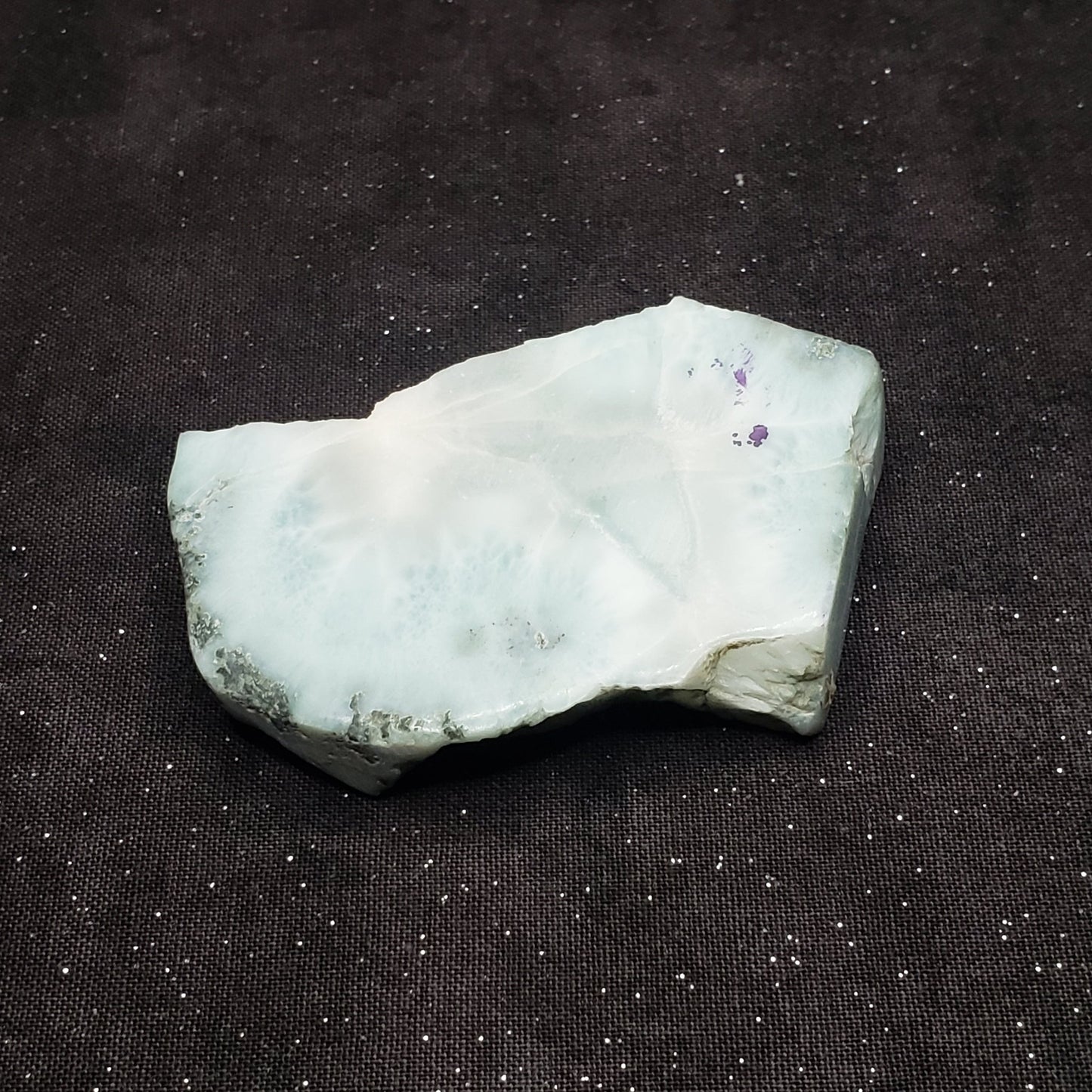 Larimar Lapidary Stone Natural 2.5 x 2 inches 73 grams Dominican Republic LAR70 Simply CBD LLC