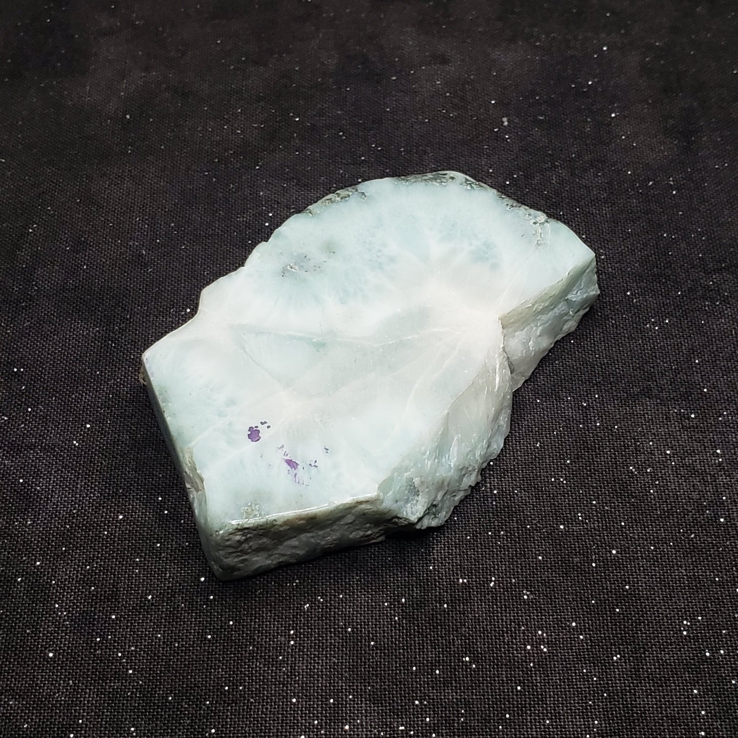 Larimar Lapidary Stone Natural 2.5 x 2 inches 73 grams Dominican Republic LAR70 Simply CBD LLC