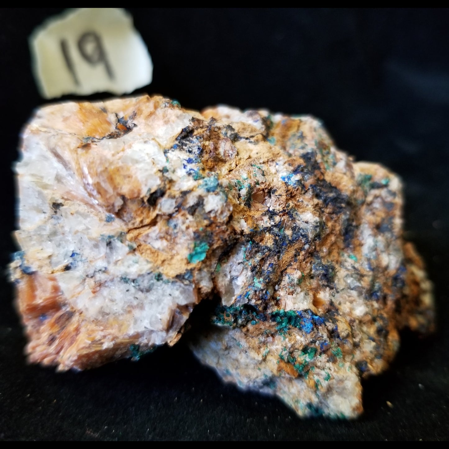 Malachite Azurite Chrysocolla Isolated Host Raw Natural Healing Crystals and Stones (MAC19) Simply CBD LLC