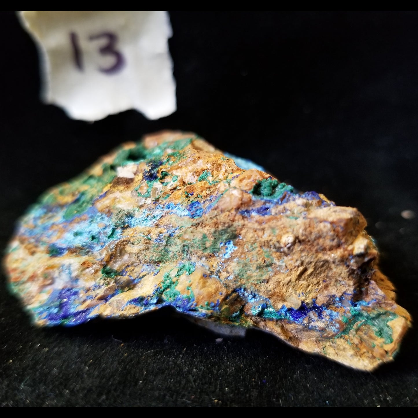 Malachite Azurite Chrysocolla Isolated Host Raw Natural Healing Crystals and Stones (MAC13) Simply CBD LLC