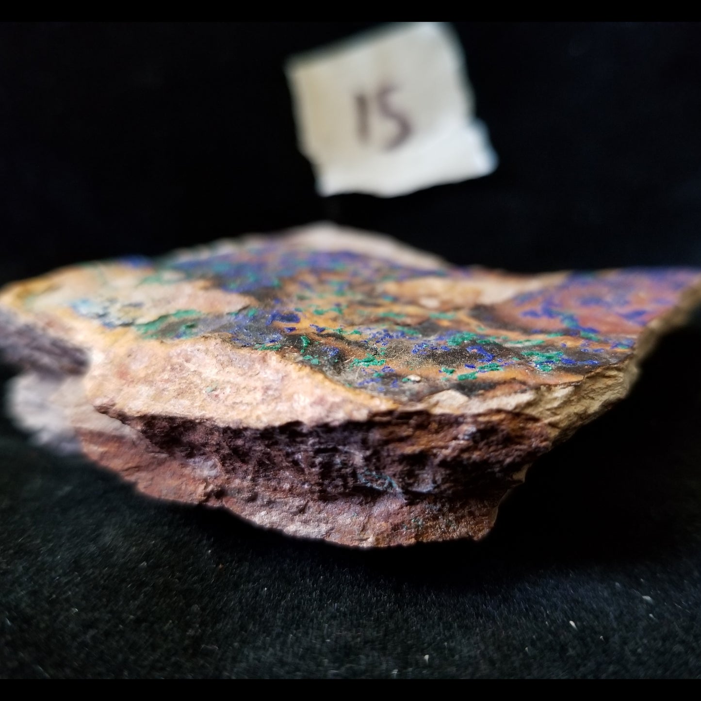 Malachite Azurite Chrysocolla Isolated Host Raw Natural Healing Crystals and Stones (MAC15) Simply CBD LLC