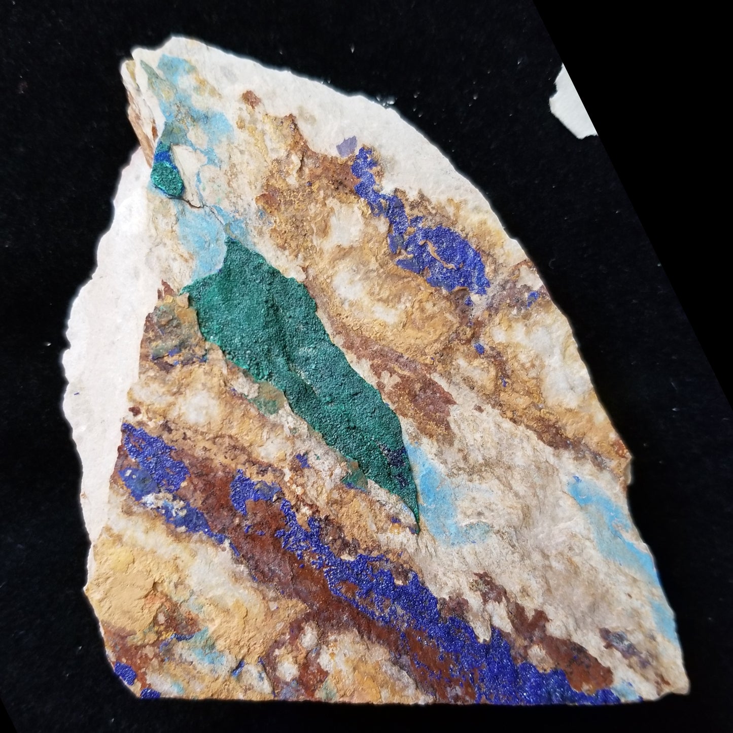 Malachite Azurite Chrysocolla Isolated Host Raw Natural Healing Crystals and Stones (MAC4) Simply CBD LLC