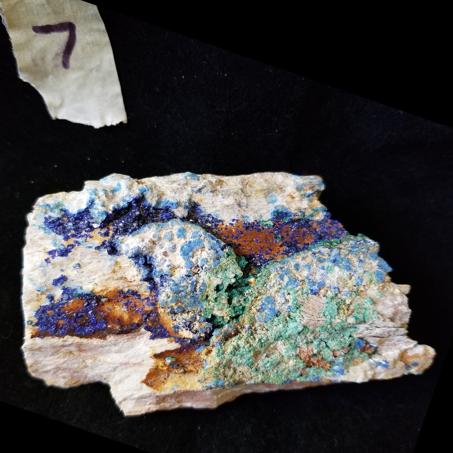 Malachite Azurite Chrysocolla Isolated Host Raw Natural Healing Crystals and Stones (MAC7) Simply CBD LLC