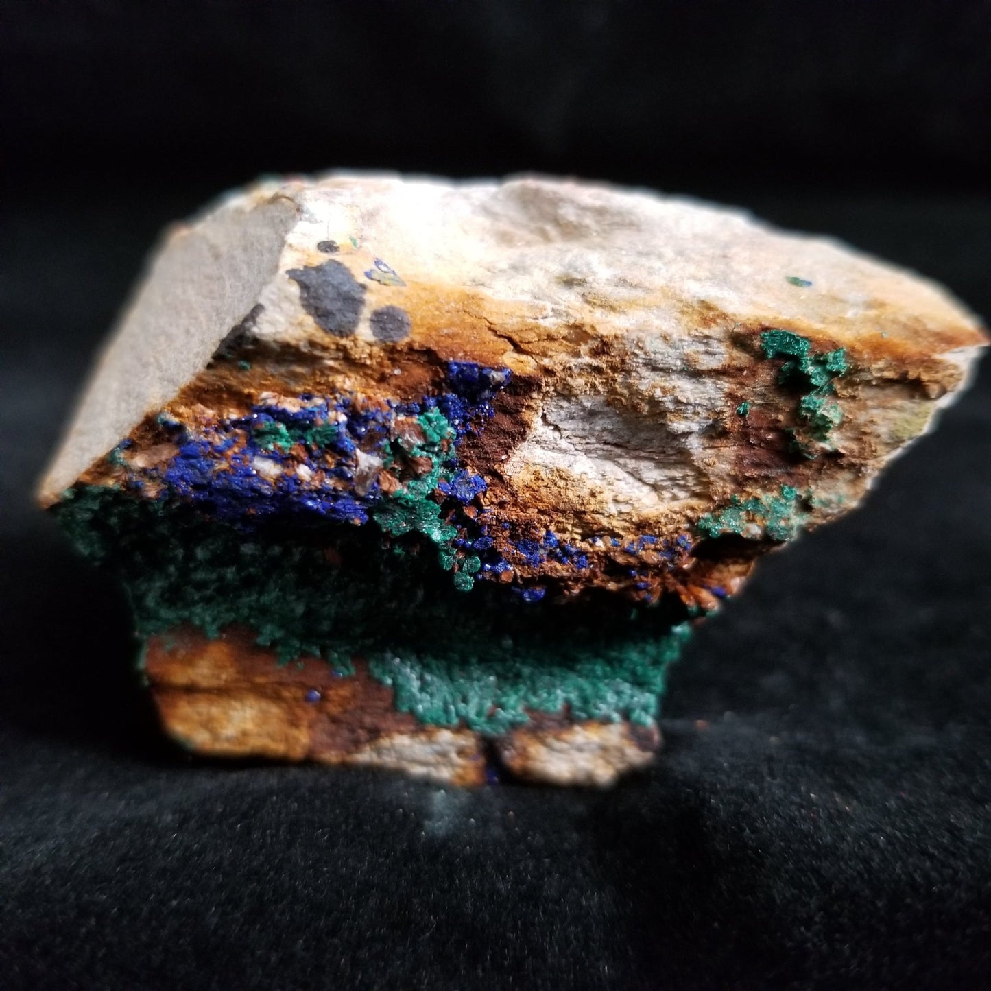 Malachite Azurite Chrysocolla Isolated Host Raw Natural Healing Crystals and Stones (MAC20) Simply CBD LLC