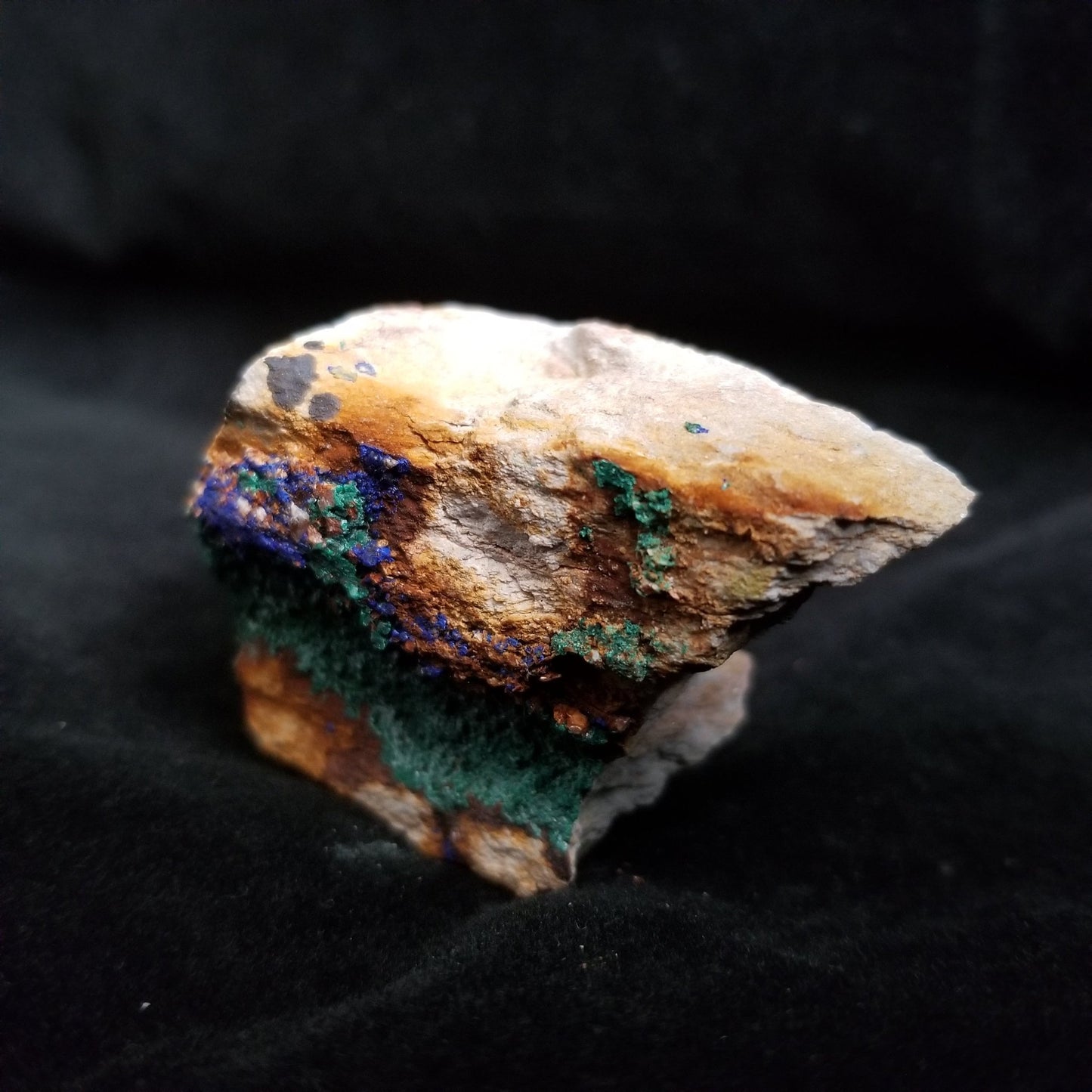 Malachite Azurite Chrysocolla Isolated Host Raw Natural Healing Crystals and Stones (MAC20) Simply CBD LLC