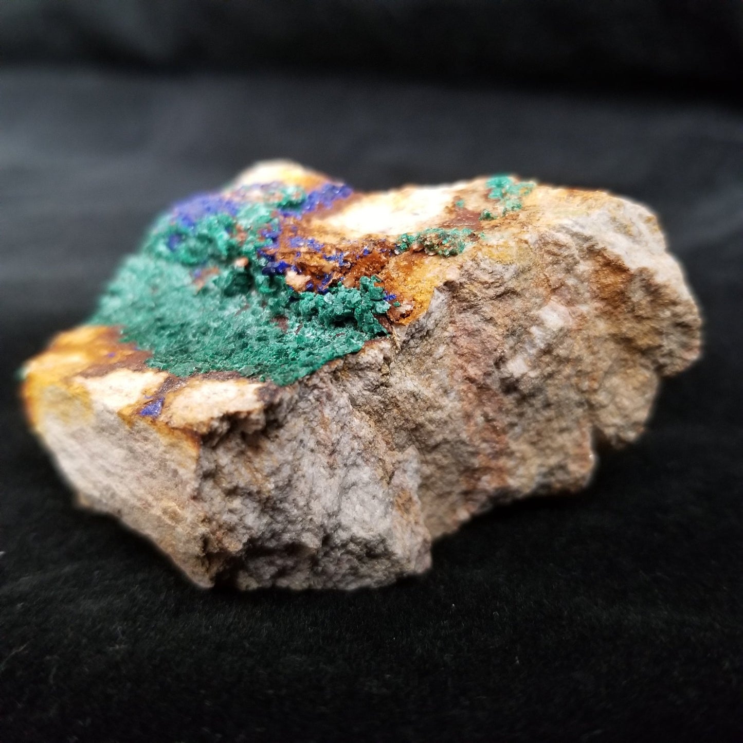 Malachite Azurite Chrysocolla Isolated Host Raw Natural Healing Crystals and Stones (MAC20) Simply CBD LLC