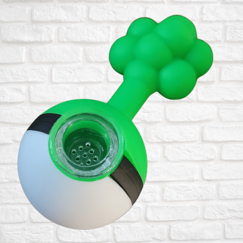 Pokemon Ball Silicone Hand Pipe Simply CBD LLC