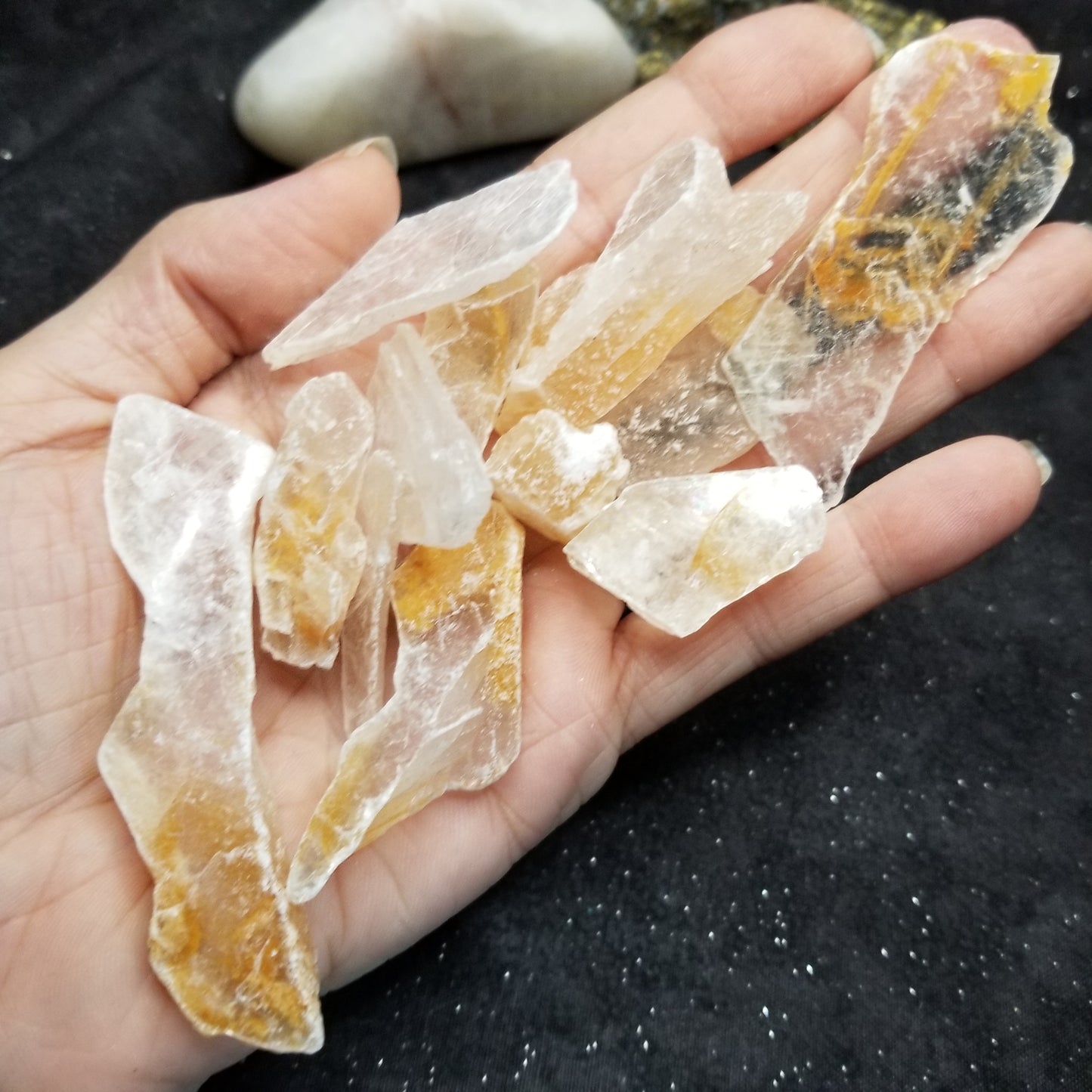 Random Raw Stone & Crystal 1.5LB Box Set Enlightenment Peace Strength Simply CBD LLC