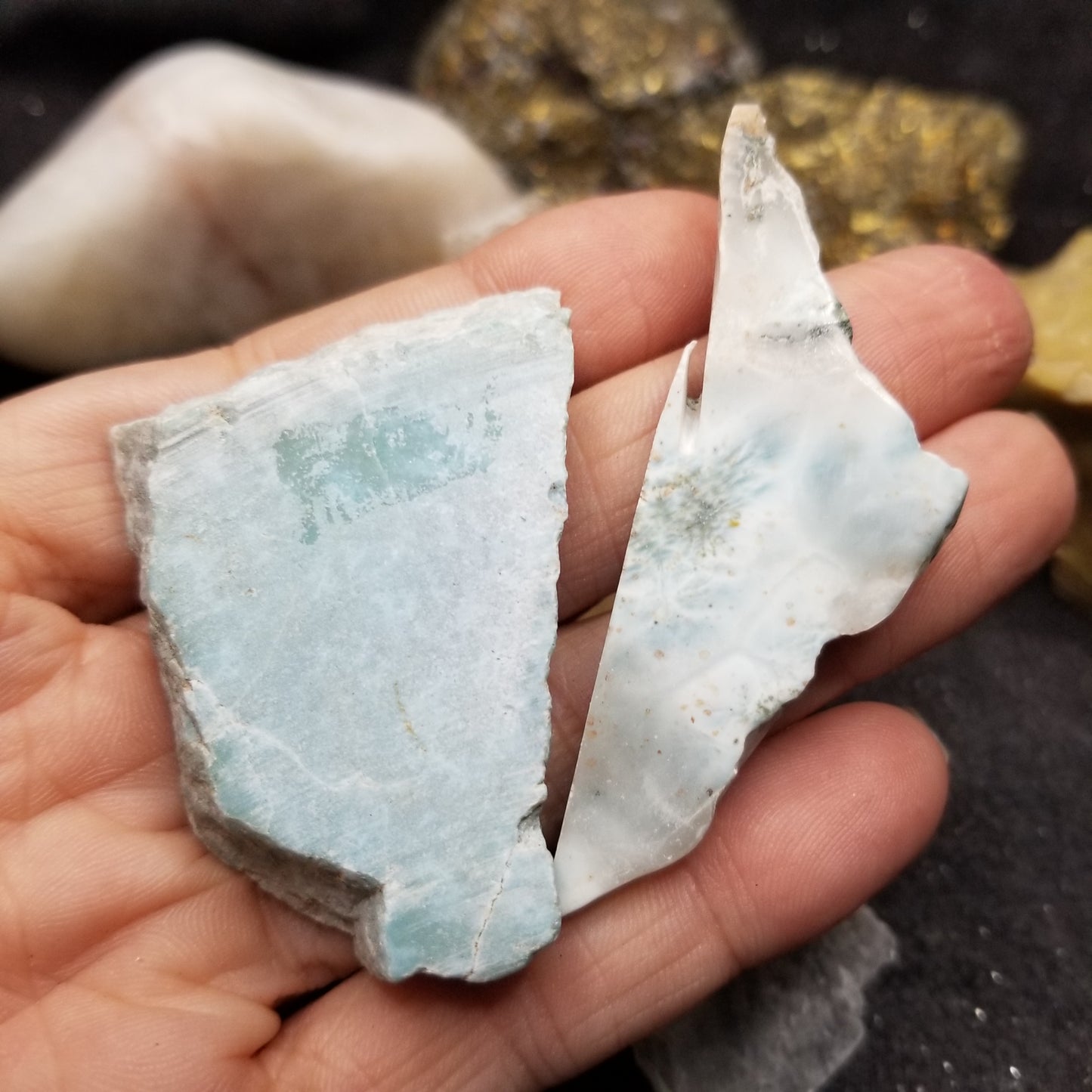Random Raw Stone & Crystal 1.5LB Box Set Enlightenment Peace Strength Simply CBD LLC
