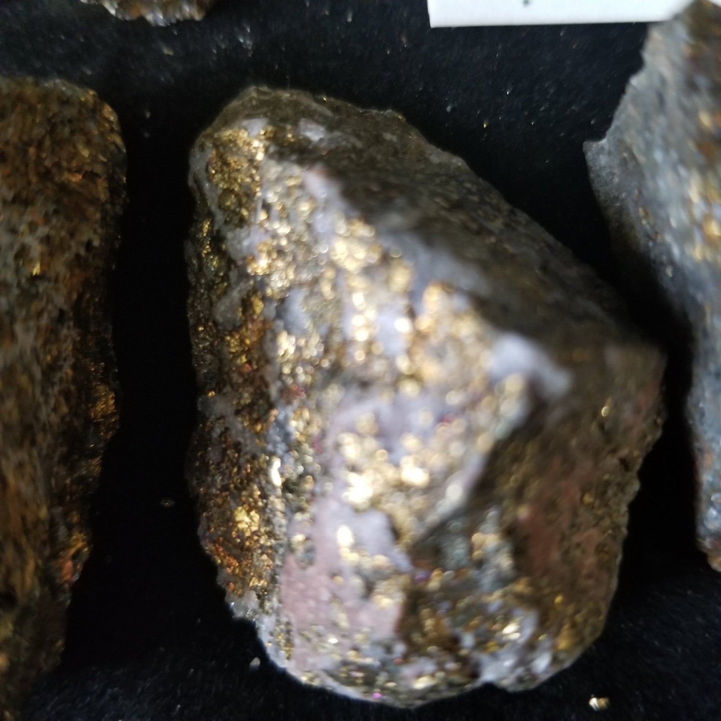 Rainbow Peacock Ore Pyrite raw healing gold shimmer crystal stones 1LB (LOT10) Simply CBD LLC