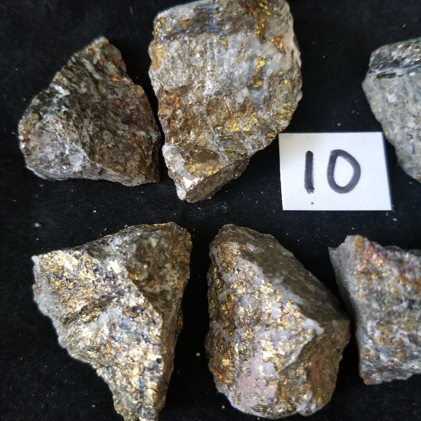 Rainbow Peacock Ore Pyrite raw healing gold shimmer crystal stones 1LB (LOT10) Simply CBD LLC