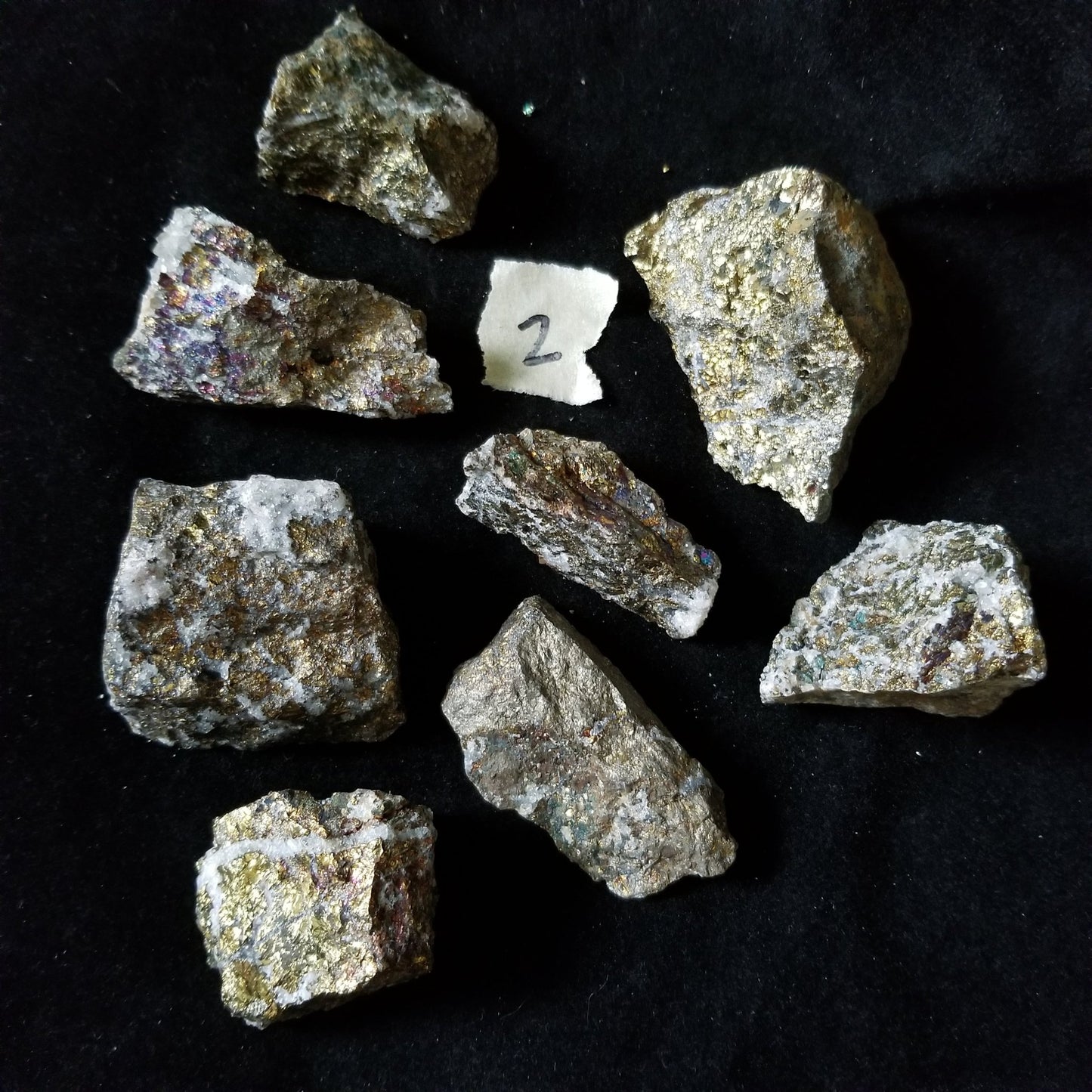 Rainbow Peacock Ore Pyrite raw healing gold shimmer crystal stones 1LB (LOT2) Simply CBD LLC