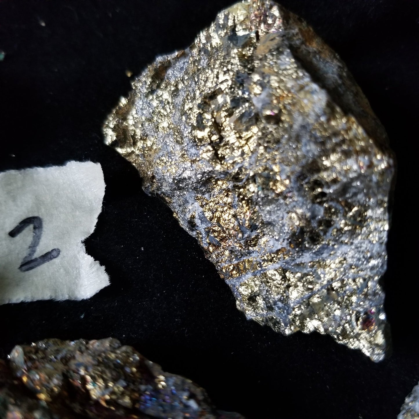 Rainbow Peacock Ore Pyrite raw healing gold shimmer crystal stones 1LB (LOT2) Simply CBD LLC