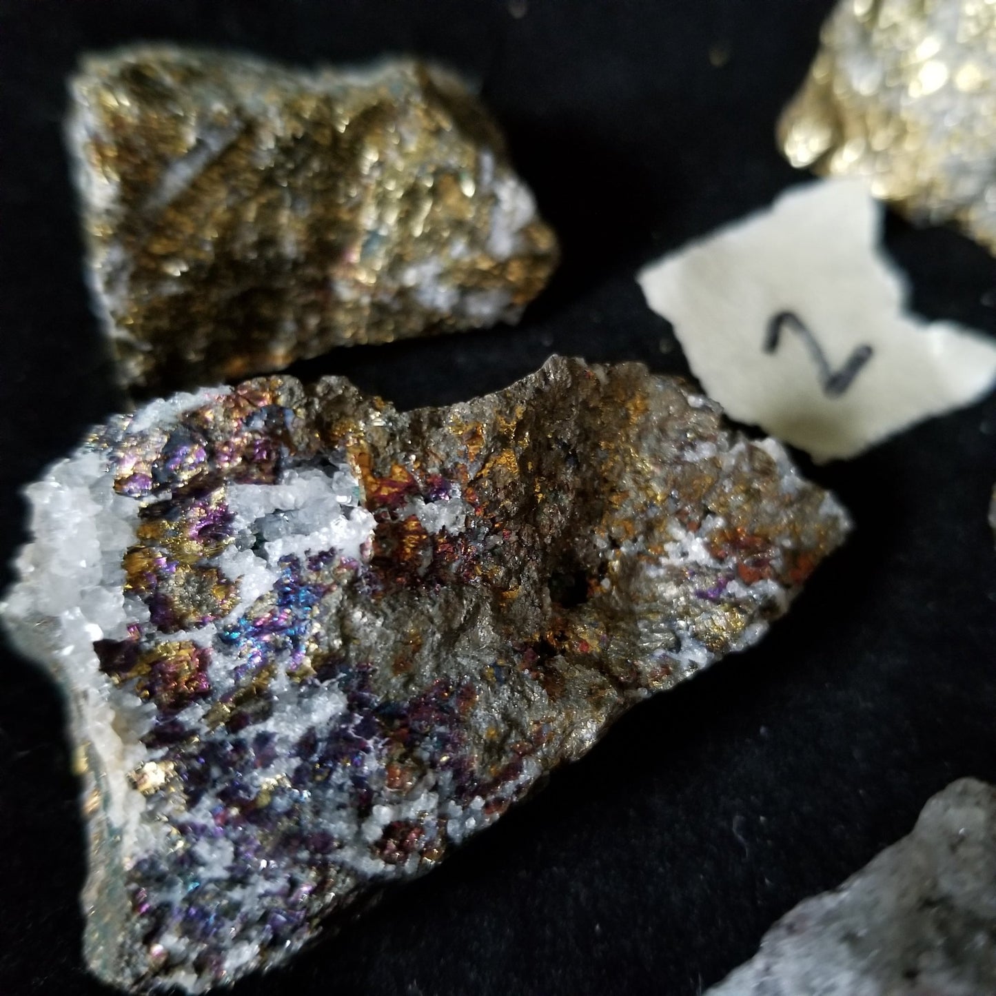 Rainbow Peacock Ore Pyrite raw healing gold shimmer crystal stones 1LB (LOT2) Simply CBD LLC