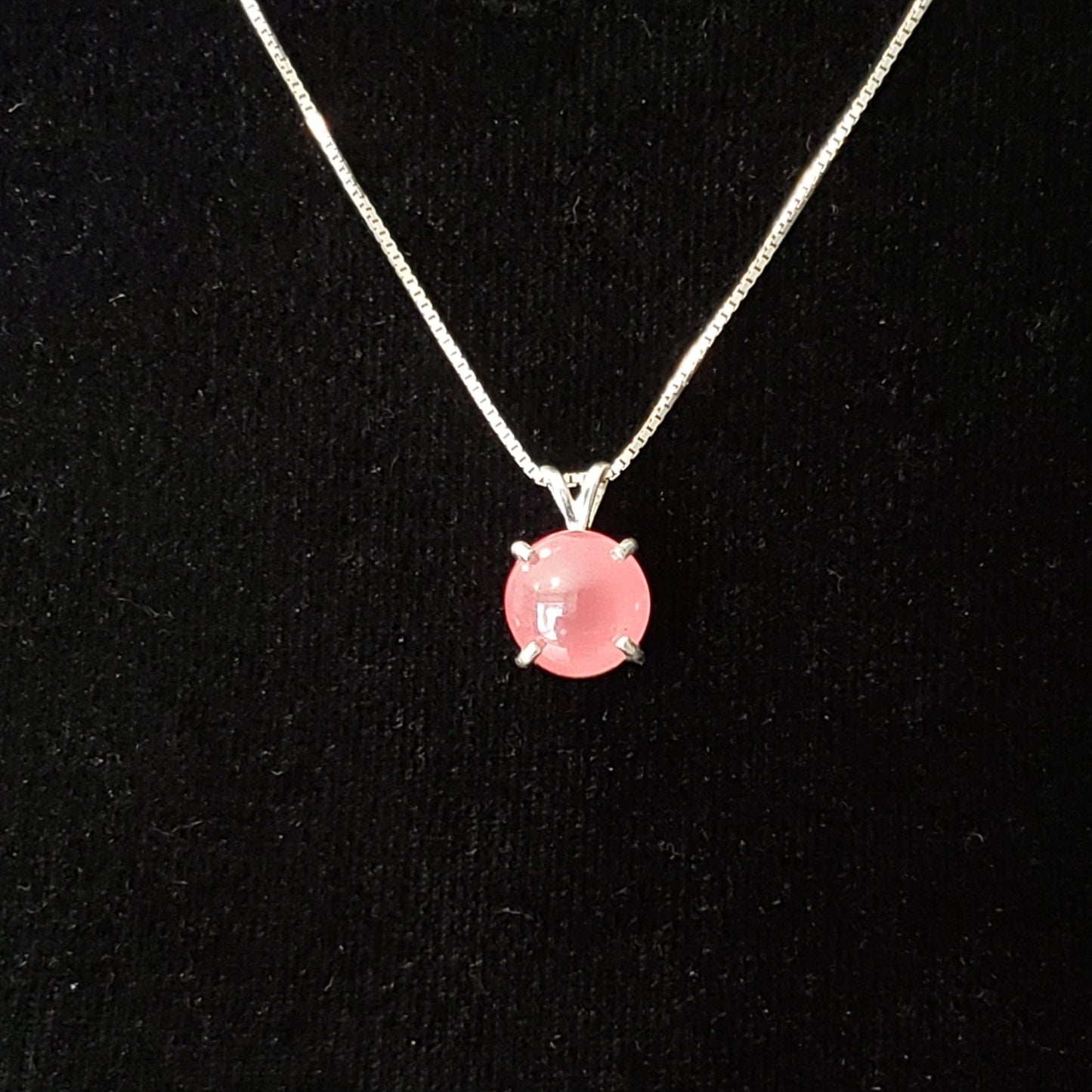 Rhodocrosite 8 carat Silver Pendant Simply CBD LLC