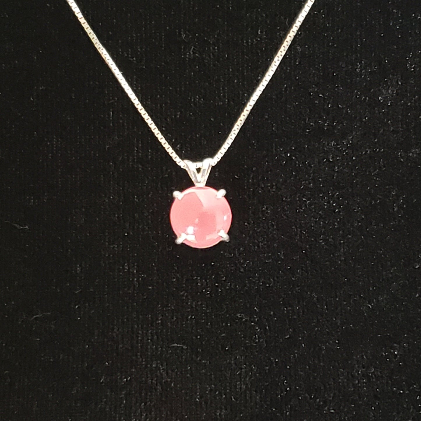 Rhodocrosite 8 carat Silver Pendant Simply CBD LLC