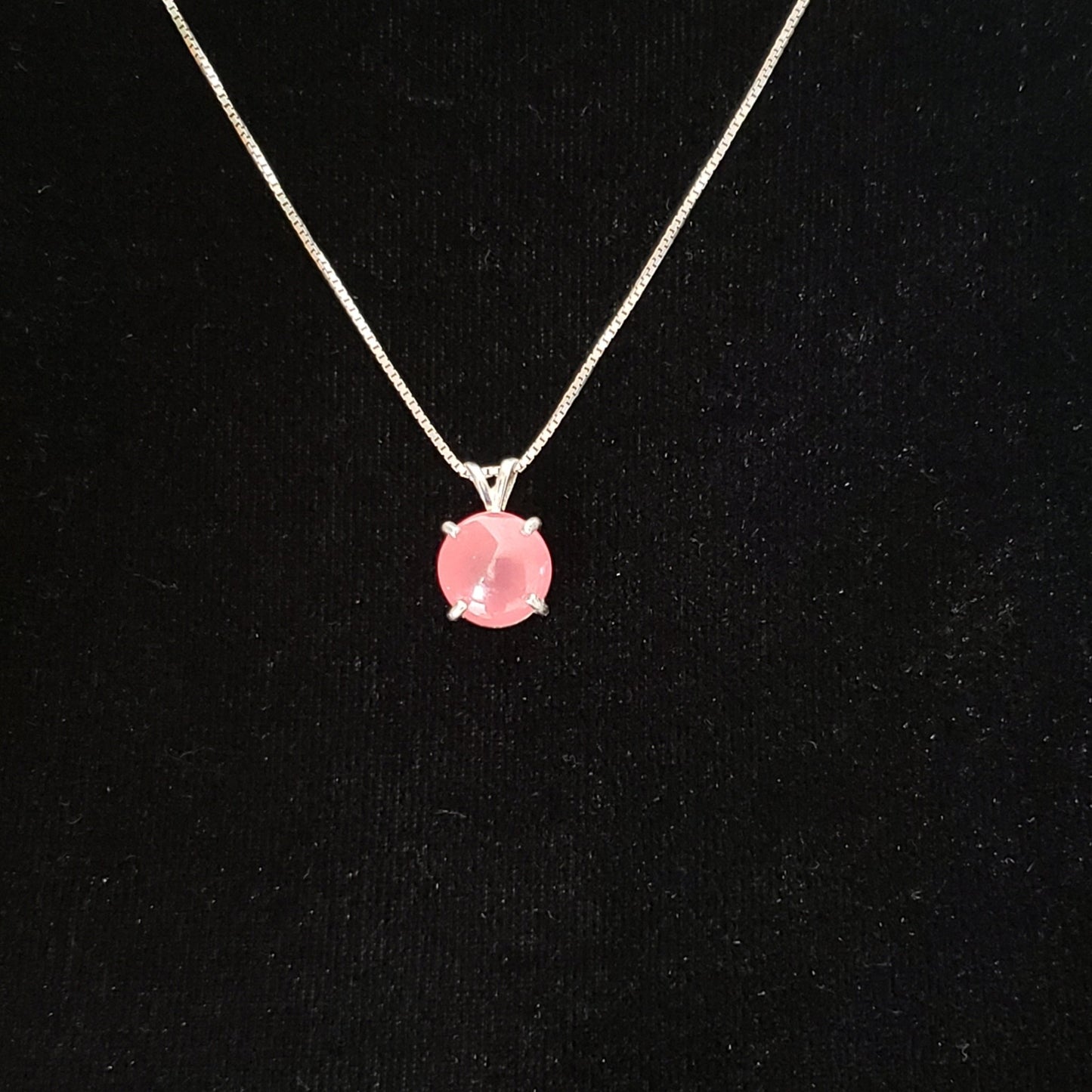 Rhodocrosite 8 carat Silver Pendant Simply CBD LLC