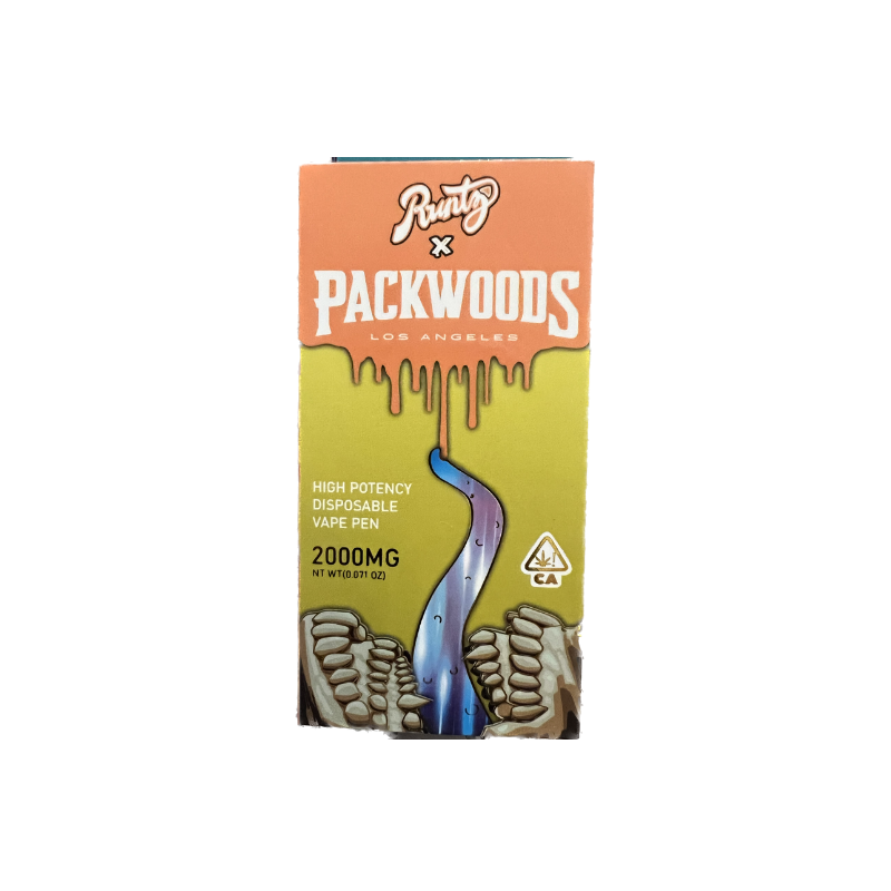 Packwoods x Runtz Disposable Vape Cartridge 2 Grams Simply CBD LLC