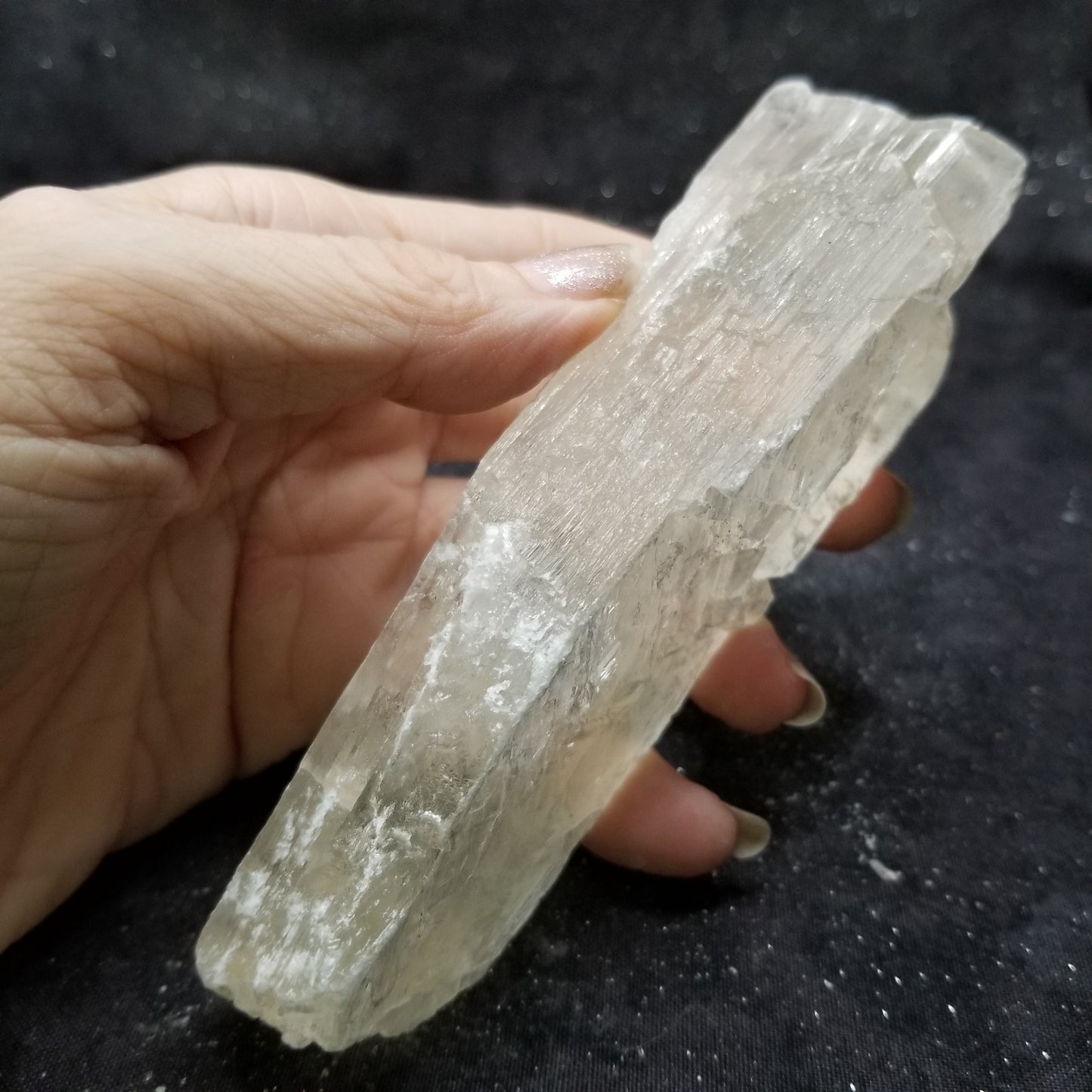 Golden Phantom Selenite Quartz Raw Rare Natural Crystal Stone Empowerment 220g (GPS16) Simply CBD LLC
