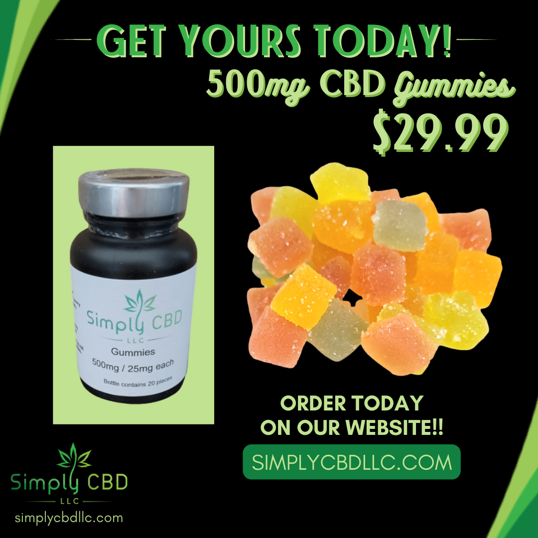 Simply CBD Gummies 500 mg Simply CBD LLC