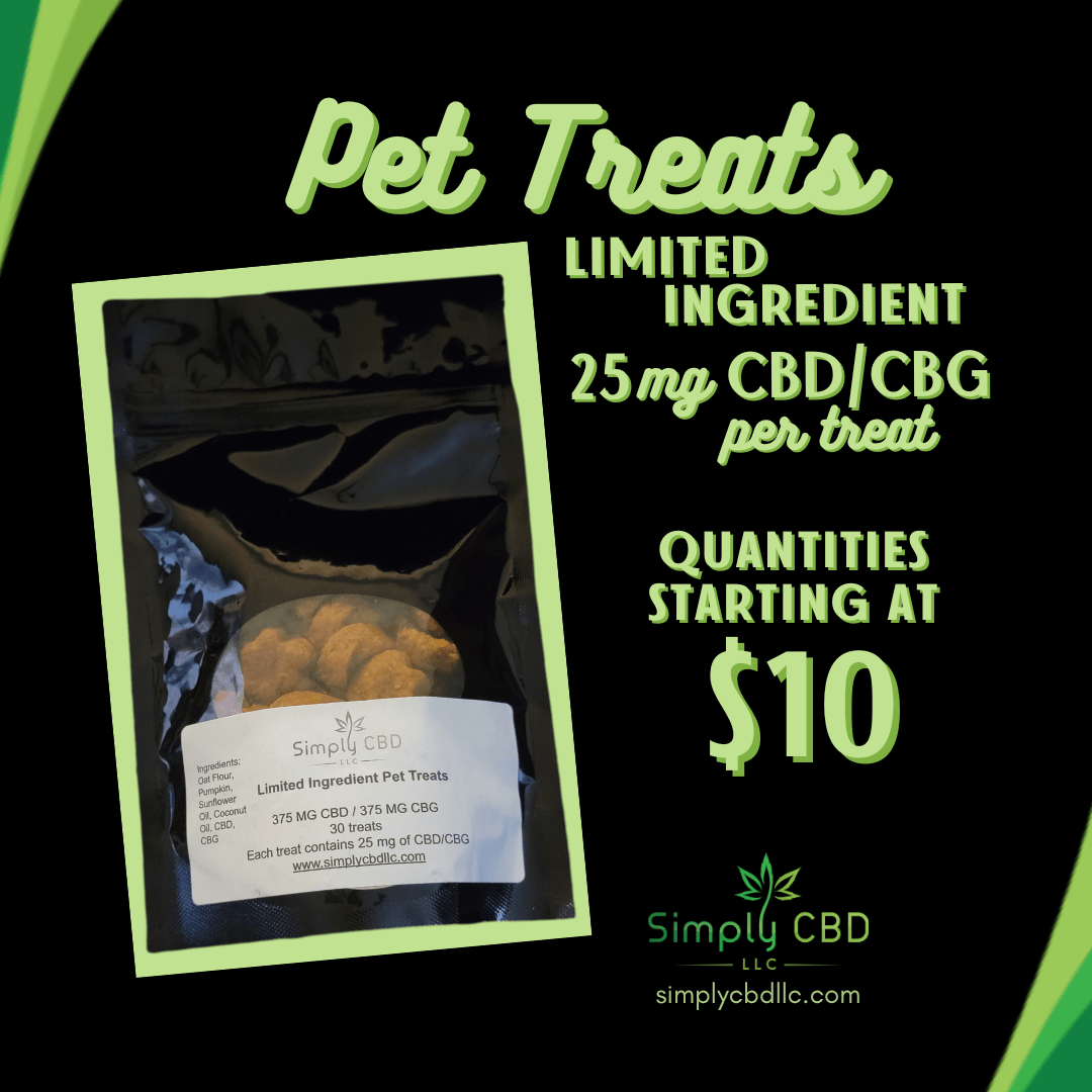 CBD/CBG Pet Treats Simply CBD LLC