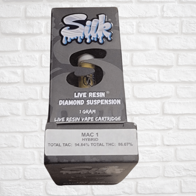Silk Live Resin Diamond Suspension Cartridge Simply CBD LLC