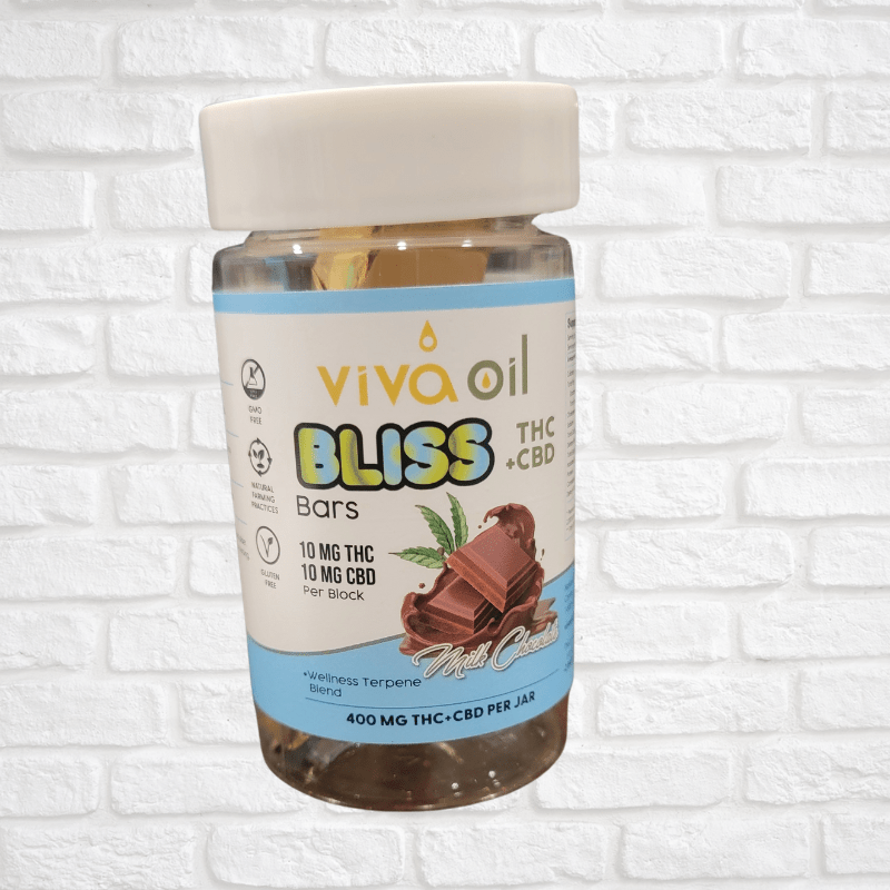 Viva Oil Bliss THC + CBD Milk Chocolate Simply CBD LLC