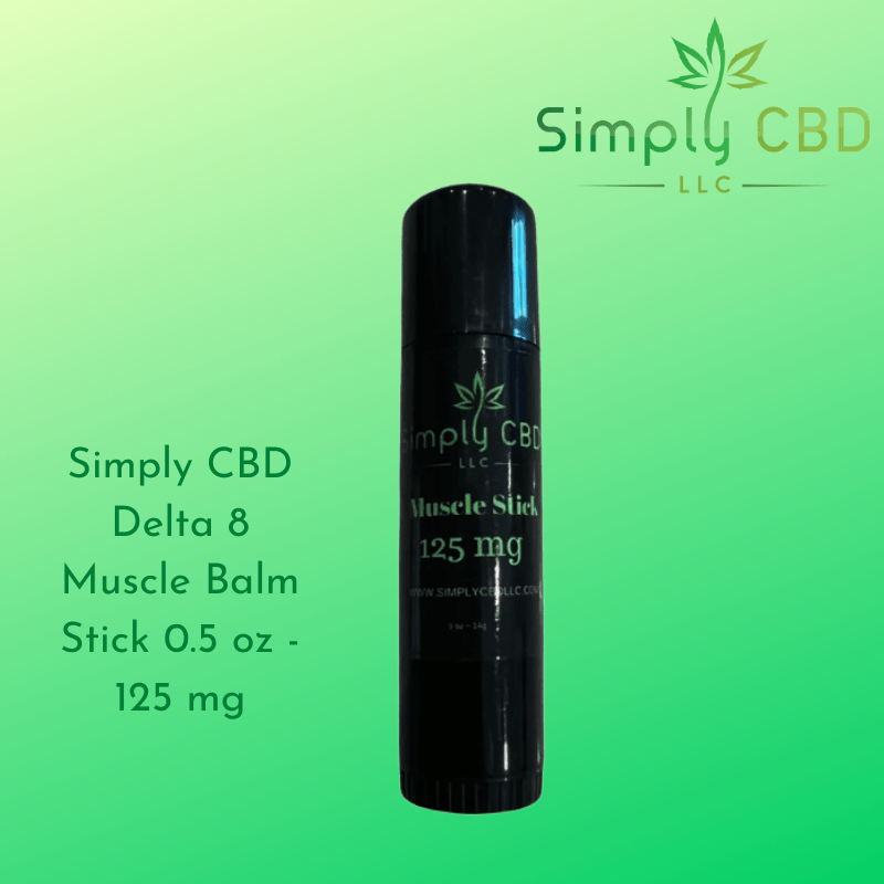 Delta 8 Muscle Balm Stick Simply CBD LLC
