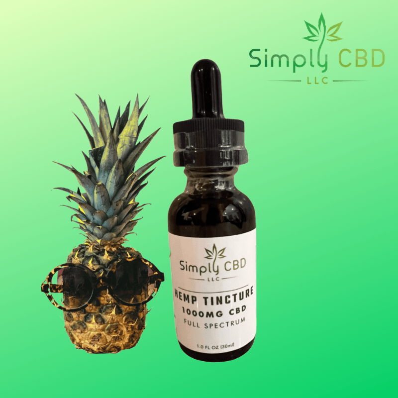 CBD Tincture 1,000 mg, 1 oz. Simply CBD LLC