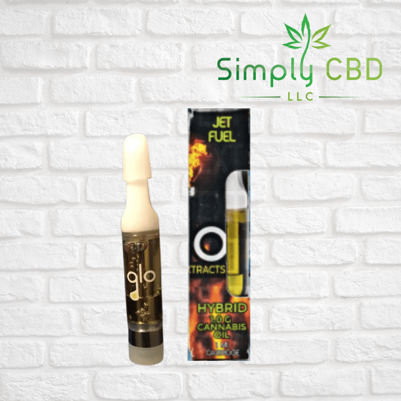 Glo Extracts THC Vape Cartridges 1 gram $20.00 Simply CBD LLC