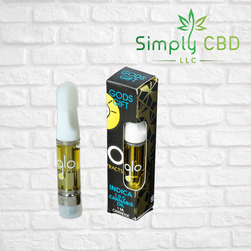 Glo Extracts THC Vape Cartridges 1 gram $20.00 Simply CBD LLC