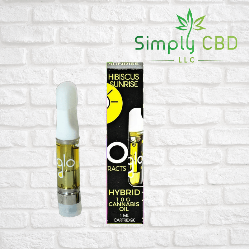 Glo Extracts THC Vape Cartridges 1 gram $20.00 Simply CBD LLC