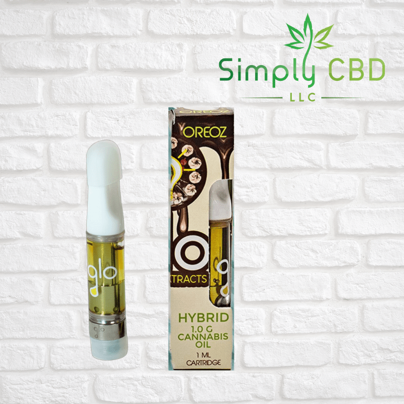 Glo Extracts THC Vape Cartridges 1 gram $20.00 Simply CBD LLC