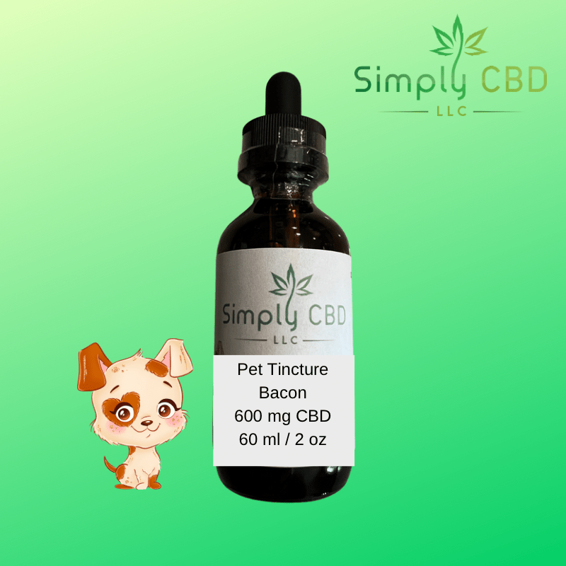 CBD Pet Tincture 600mg 2 oz Simply CBD LLC