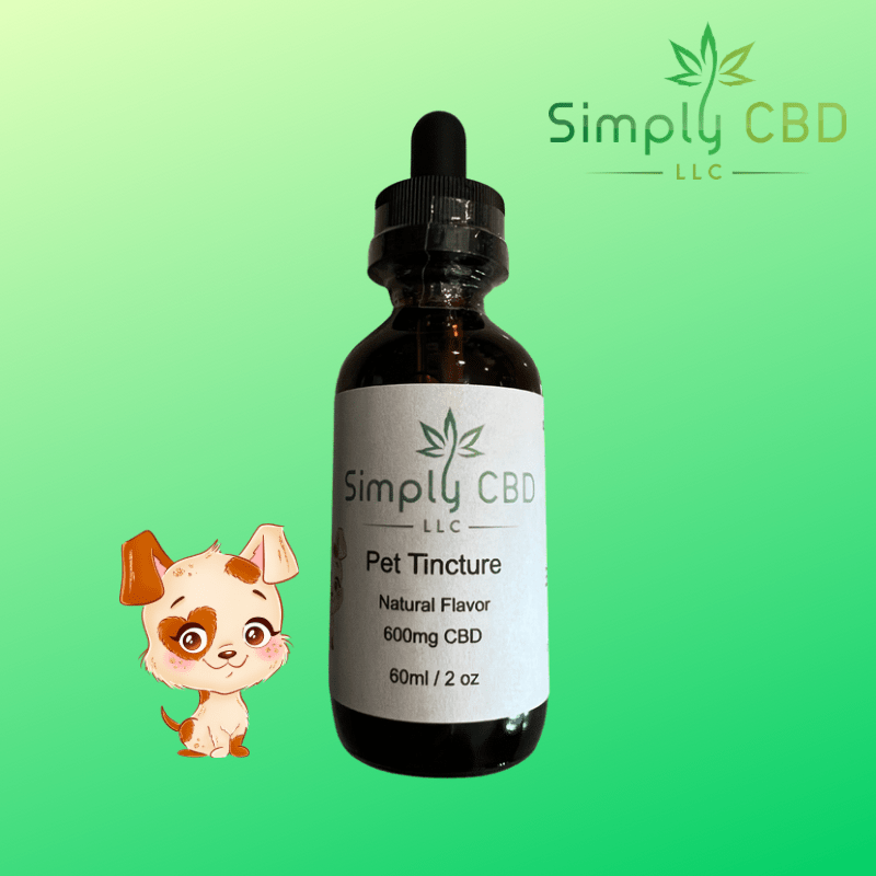 CBD Pet Tincture 600mg 2 oz Simply CBD LLC