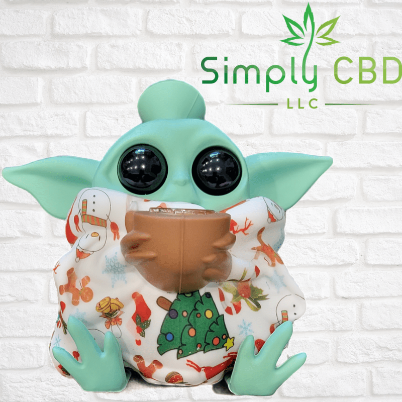 Star Wars Christmas Yoda Water Bong $10.00 Simply CBD LLC