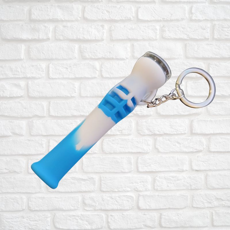 3.5 inch Silicone Keychain 1 Hitter Simply CBD LLC