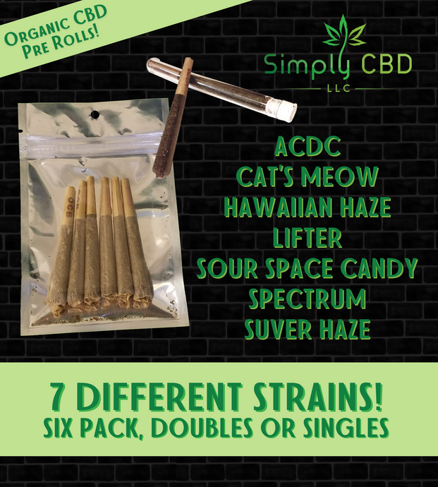 Organic CBD Pre-Rolls 1 Gram Simply CBD LLC