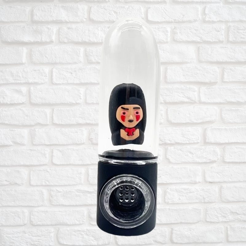 4.3  inch Cartoon Pipe with glass bowl $9.99 Simply CBD LLC