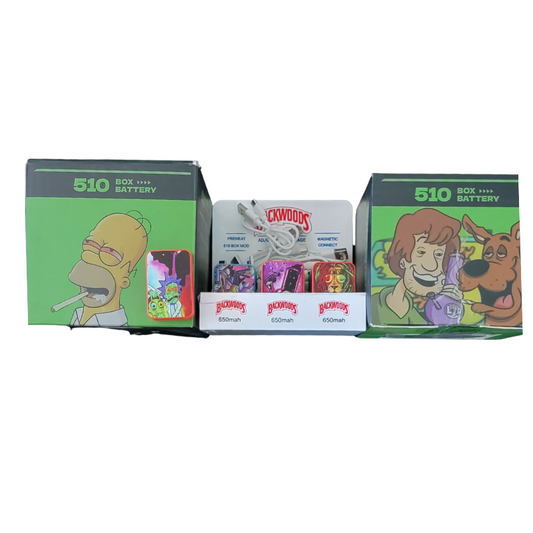 Backwoods 510 Battery Box with Charger Simply CBD LLC