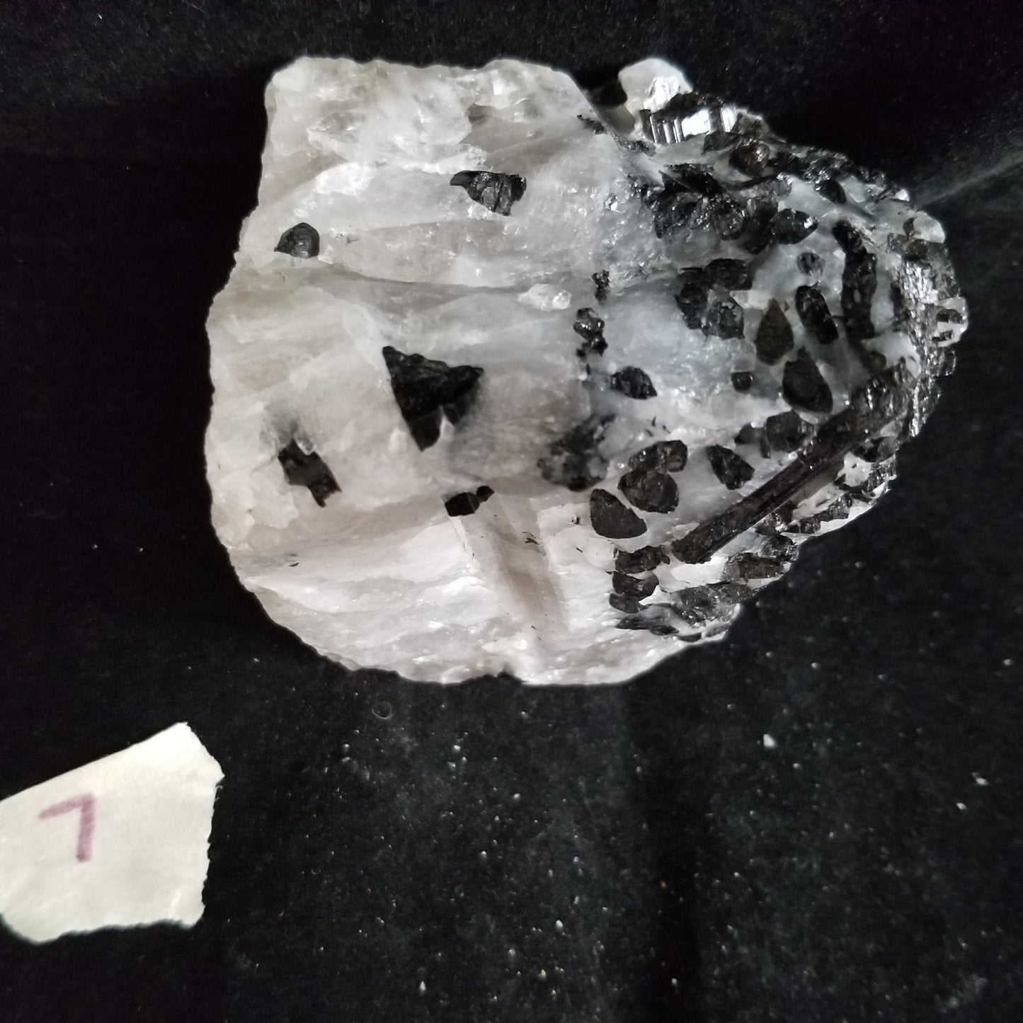 Black Tourmaline Tourmalinated Quartz Raw Healing Crystal Stone Enlightenment 454g (BTQ7) Simply CBD LLC