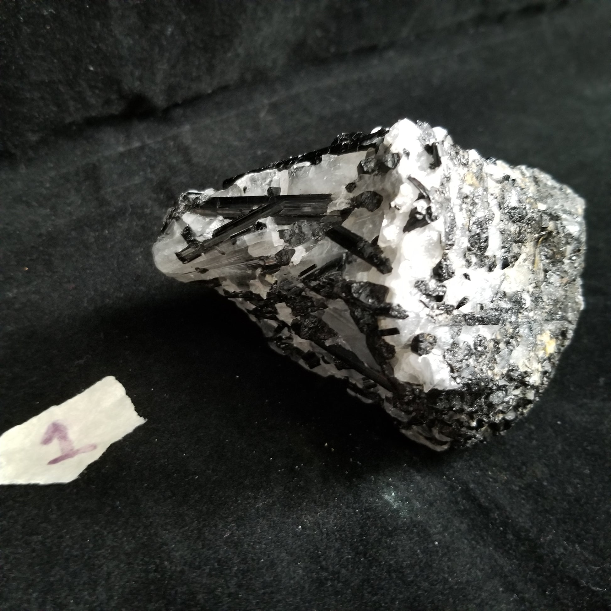 Black Tourmaline Tourmalinated Quartz Raw Healing Crystal Stone Enlightenment 450g (BTQ1) Simply CBD LLC