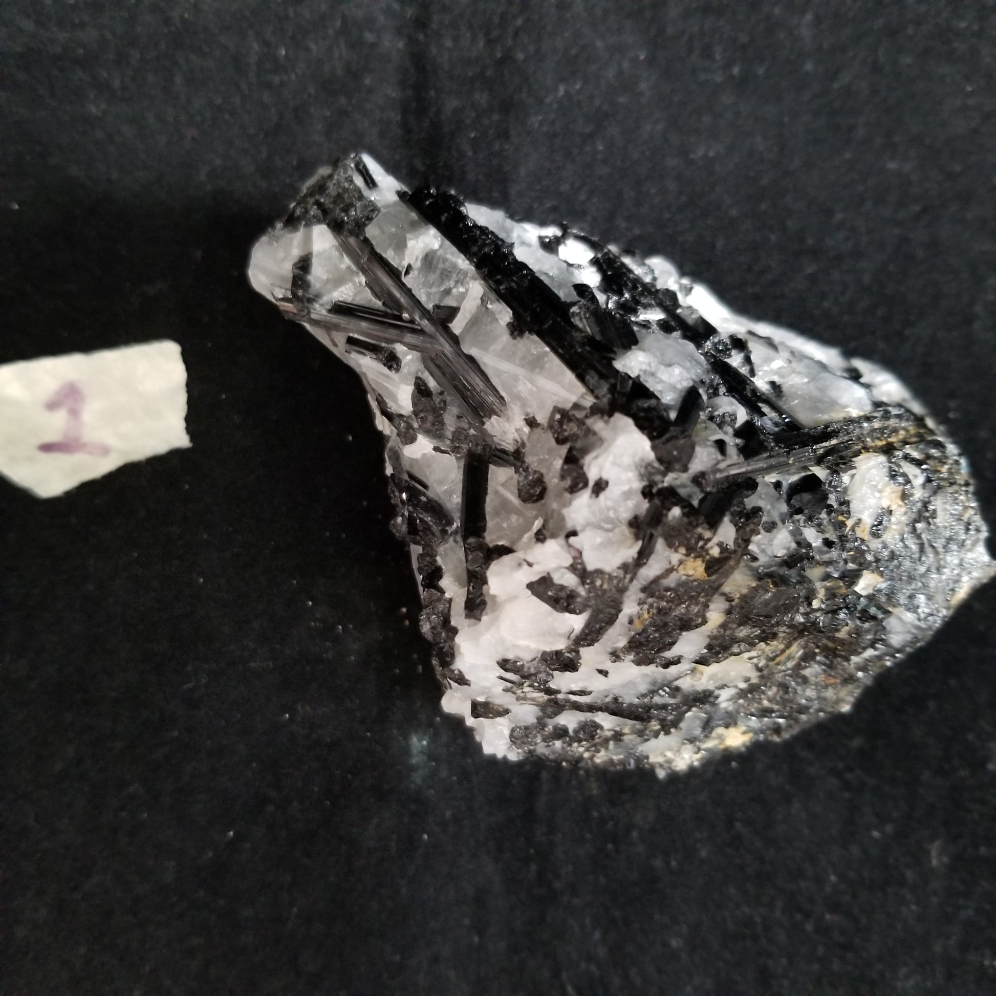 Black Tourmaline Tourmalinated Quartz Raw Healing Crystal Stone Enlightenment 450g (BTQ1) Simply CBD LLC