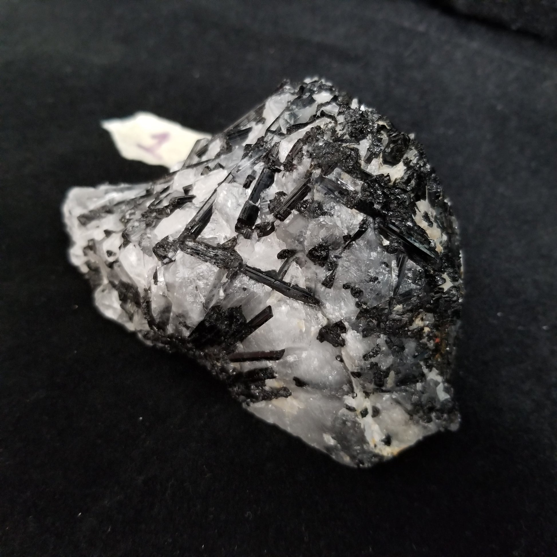 Black Tourmaline Tourmalinated Quartz Raw Healing Crystal Stone Enlightenment 450g (BTQ1) Simply CBD LLC