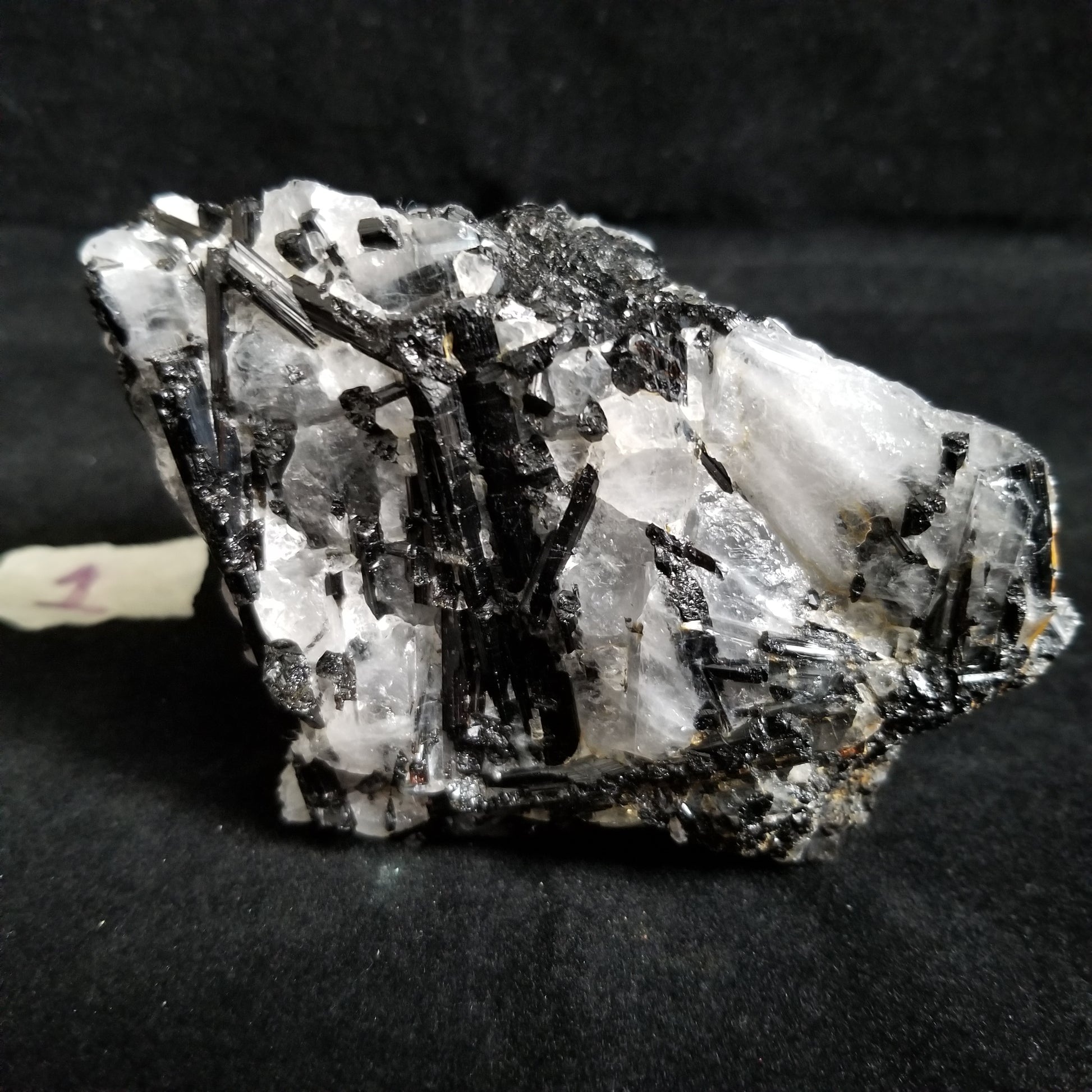 Black Tourmaline Tourmalinated Quartz Raw Healing Crystal Stone Enlightenment 450g (BTQ1) Simply CBD LLC