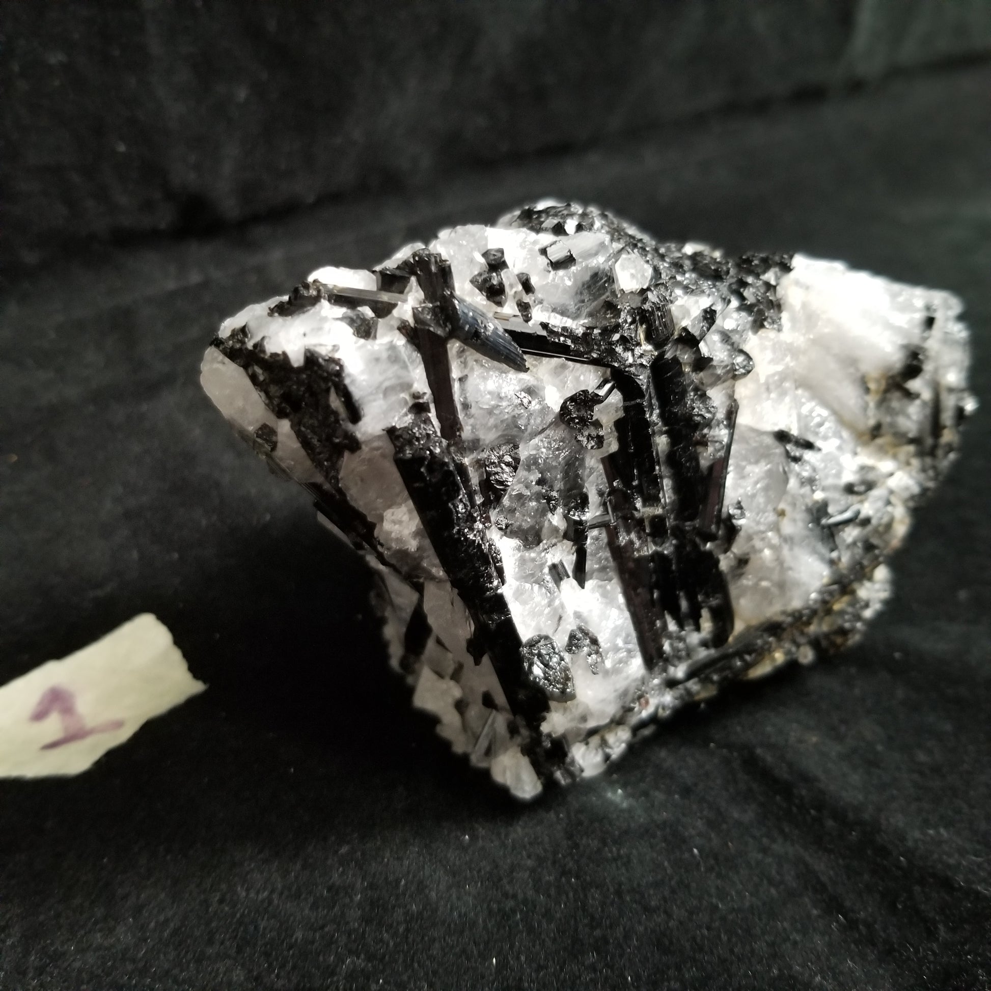 Black Tourmaline Tourmalinated Quartz Raw Healing Crystal Stone Enlightenment 450g (BTQ1) Simply CBD LLC